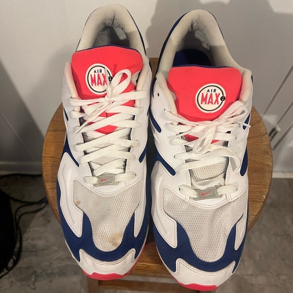 Nike Athletic Shoes - White, Blue, Pink - Picture 4 of 14